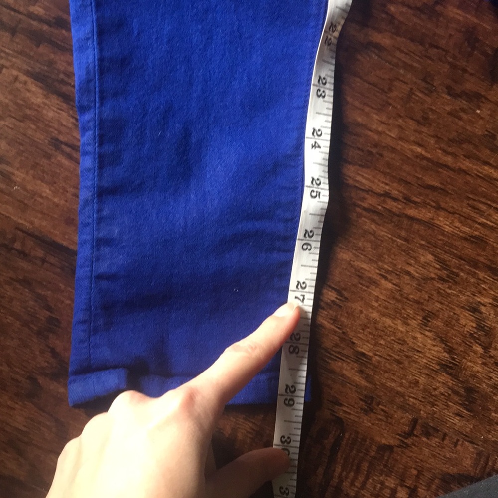 JBrand Coated Cobalt blue skinny jeans 25 - Picture 11 of 11